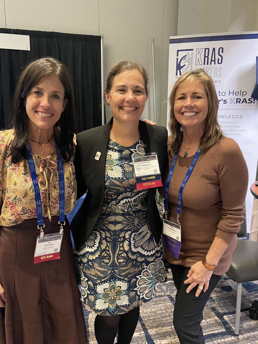 Excited to connect with fantastic patient advocates @jillfeldman4 @TerriConneran during @IASLC #NACLC22 #LCSM !