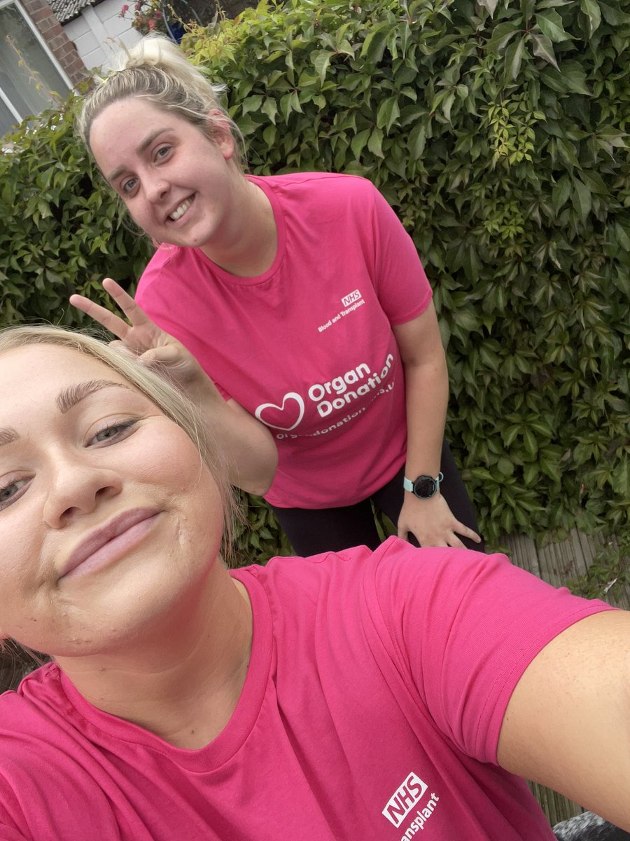 Clocking in the first few miles for organ donation week! @Race4Recipients <a href="/JenniferEBall/">Jen Ball</a>