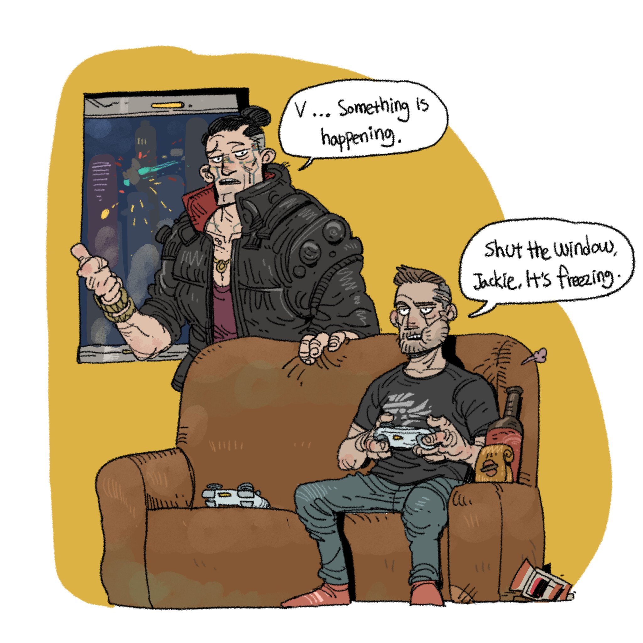 Govy on Twitter "V during Cyberpunk Edgerunner Cyberpunk2077 