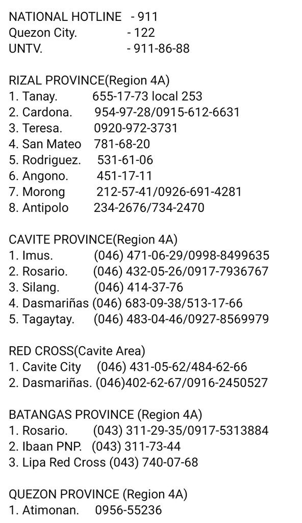 BibleBuildPH's tweet photo. FYI for these emergency hotlines. The winds are getting stronger now and the rain is getting heavy. Stay safe everyone. https://t.co/hsXT0XEZx3