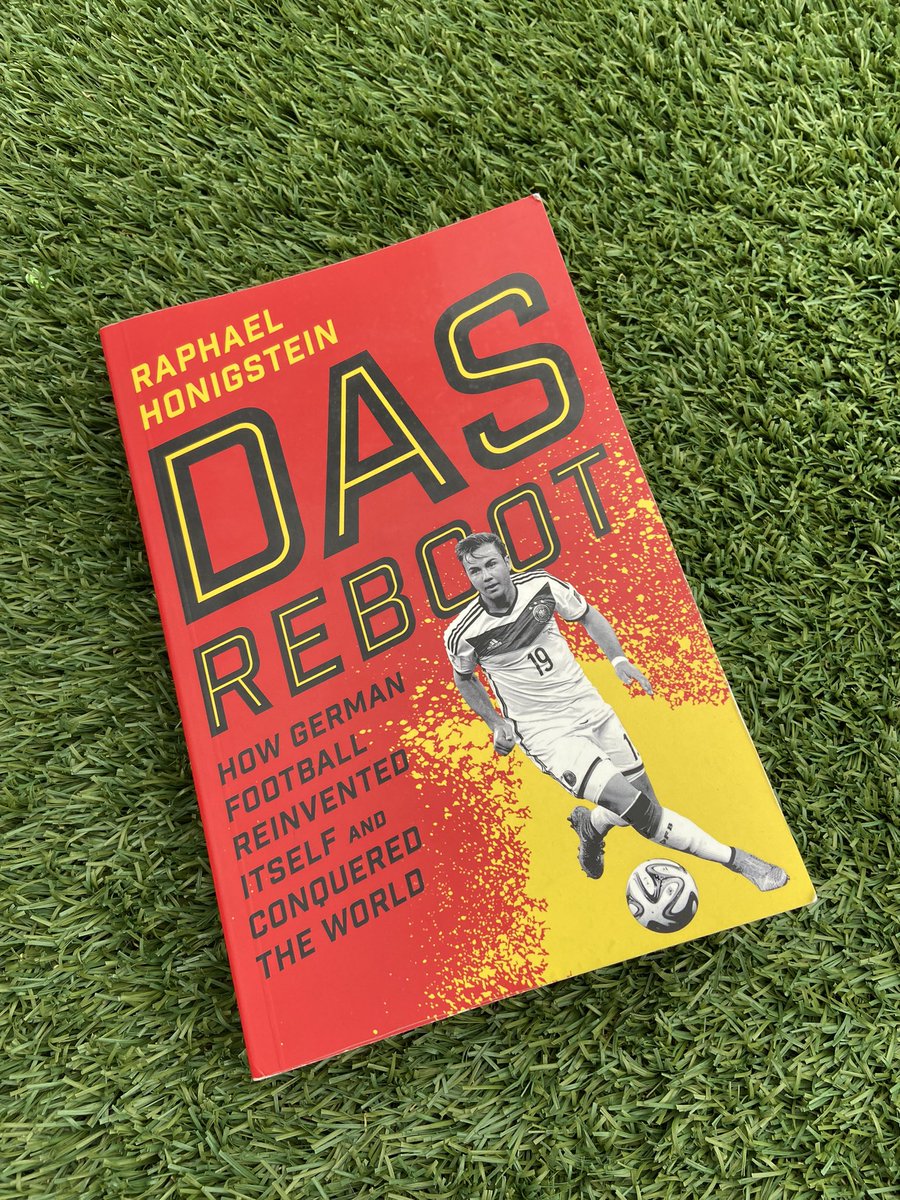 FootyBookChat's tweet photo. Thoroughly enjoyed the excellent Das Reboot by @honigstein via @YellowJersey_ed 
The book charts the overhaul of the entire DFB football system after successive failures of tournament football in the early 00s and the incredible culmination with the ultimate prize in Brazil 2014. https://t.co/GEaqBTLXbd
