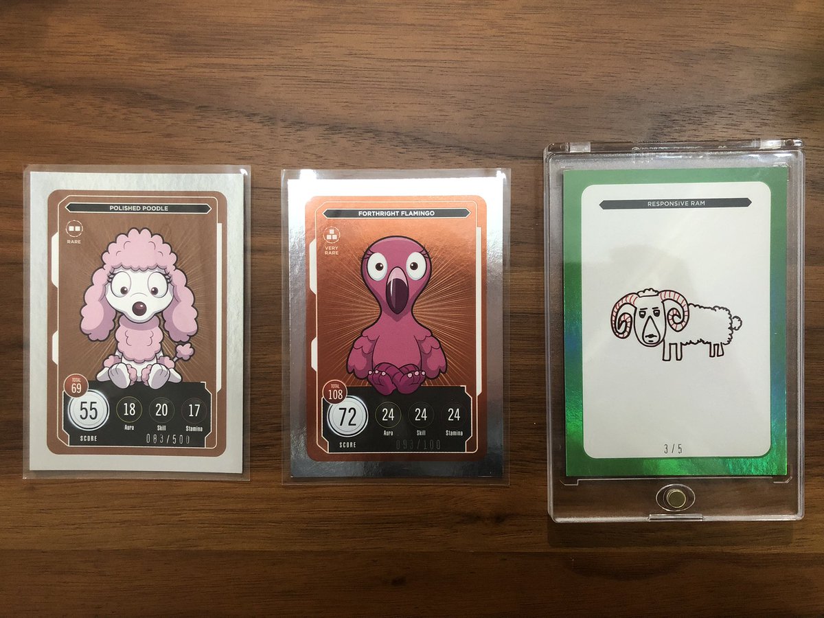 Super stoked to pull these babies, especially a special insert card on my last green Compete &amp; Collect boxes!🥲🫶

 <a href="/garyvee/">Gary Vaynerchuk</a> <a href="/veefriends/">VeeFriends</a> #VeeFriends #VF2
