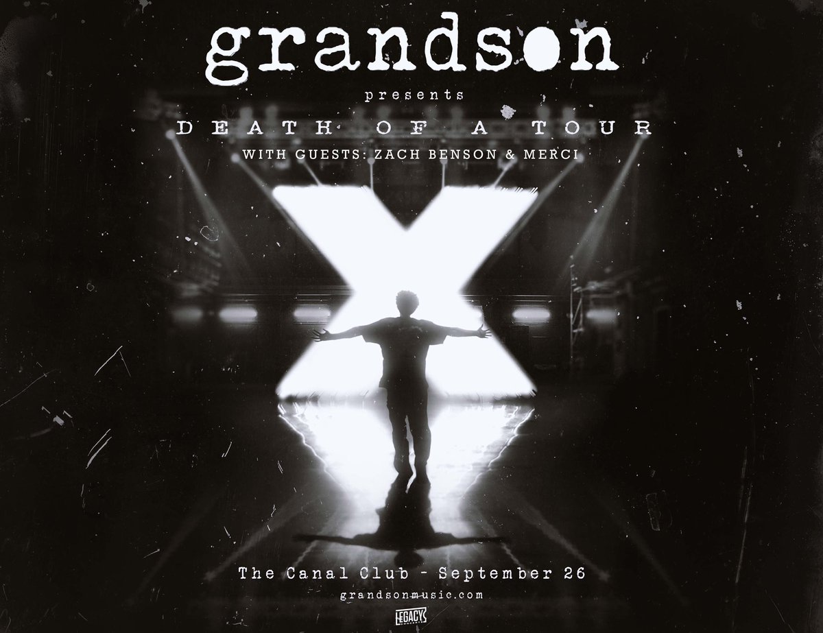 Merci (@mercitheband) on Twitter photo Surprise! Richmond, come rock and or roll with us along with <a href="/bachzenson/">zach benson</a> and <a href="/grandson/">grandson</a> at <a href="/TheCanalClub/">The Canal Club</a> tomorrow.
<a href="/LegacyConcerts/">Legacy Concerts</a> Surprise! Richmond, come rock and or roll with us along with <a href="/bachzenson/">zach benson</a> and <a href="/grandson/">grandson</a> at <a href="/TheCanalClub/">The Canal Club</a> tomorrow.
<a href="/LegacyConcerts/">Legacy Concerts</a>