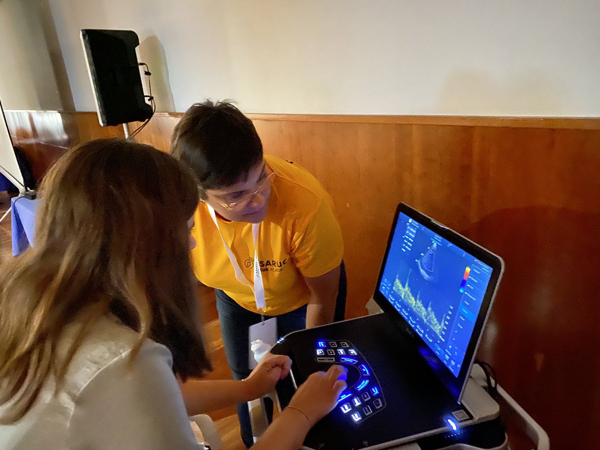 Fin de semana de lujo aprendiendo Eco Multisistémico con grandes expertos de Asaruc #POCUS