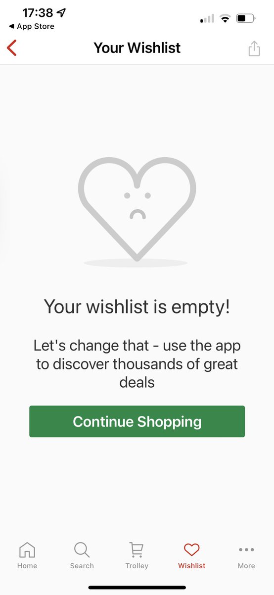JessReeves's tweet photo. @ArgosHelpers now I have two empty wishlists!! 🤷🏻‍♀️ https://t.co/AjJJiZSPbP