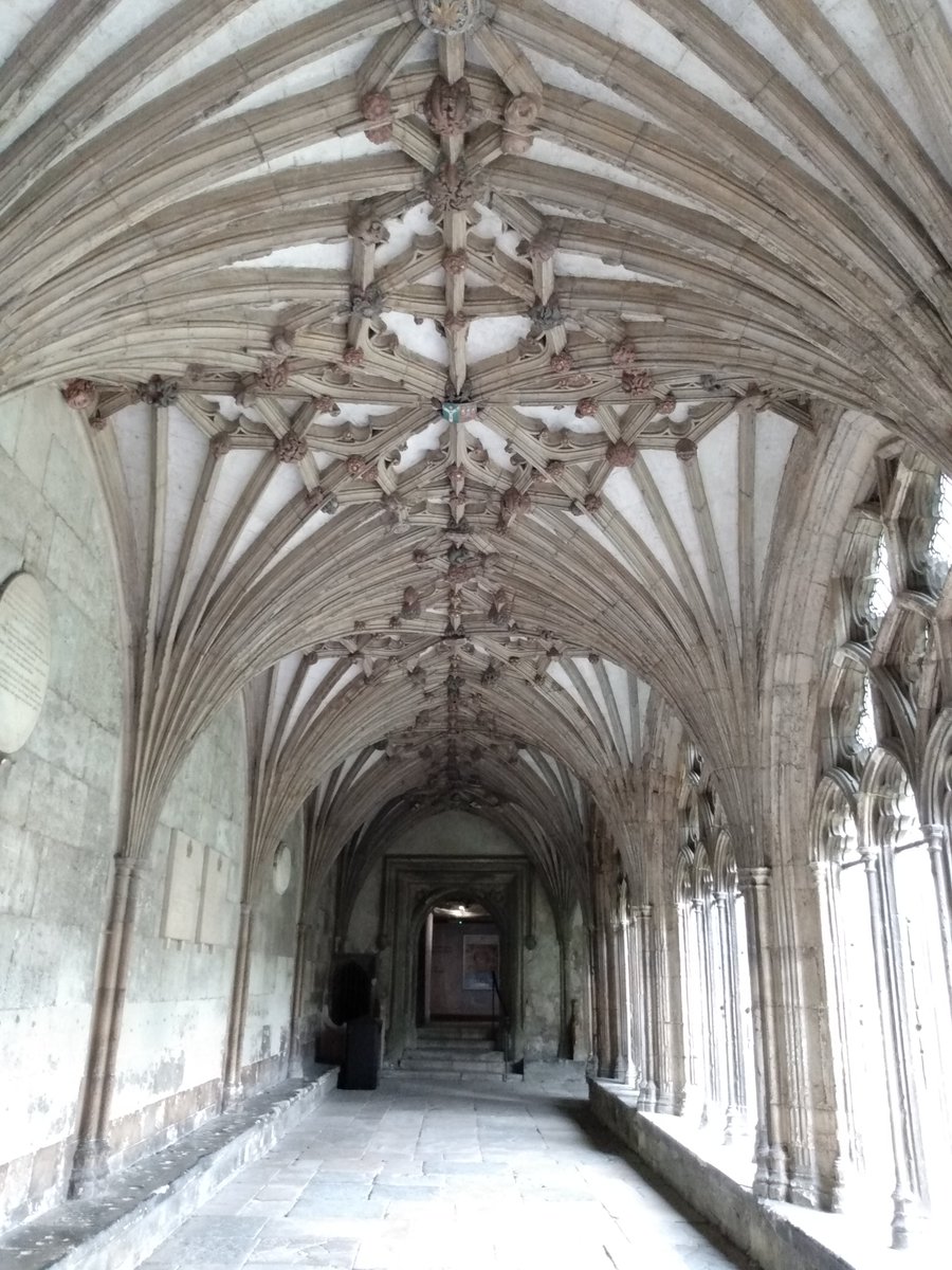 milled_pepper's tweet photo. Day 25 of #StepupSeptember and I walked to the cathedral. The nearby streets bustled with shoppers, but in the precincts &amp; cloisters there was quiet &amp; peace. A woman wearing a steward badge passed me, smiled &amp; said hello. It's a friendly place.
@CburyCathedral #Cathedral #walking https://t.co/LLkOaZ6J7s