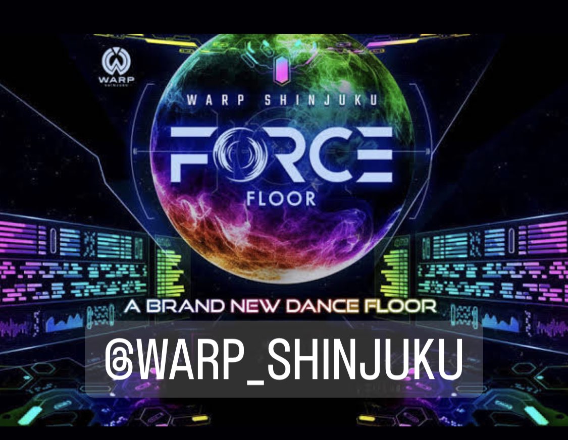 DJHIBIKI's tweet photo. 9/30(FRI)はWARP新宿です！
FORCE floorにて開催の【SELECT】に出演します♪🎧
多彩なDJ陣でお届けするFRIDAY NIGHTを楽しんでいきましょう👍
@WARP_SHINJUKU 
@VDJGun 
@DJHIBIKI 
@dj_chucky2 
@DJKOYA 
@shimonsmile 
@DJ_Megsis 
#DJShunShun 
#WARP新宿 
#FORCEfloor https://t.co/UokNUYHOMr