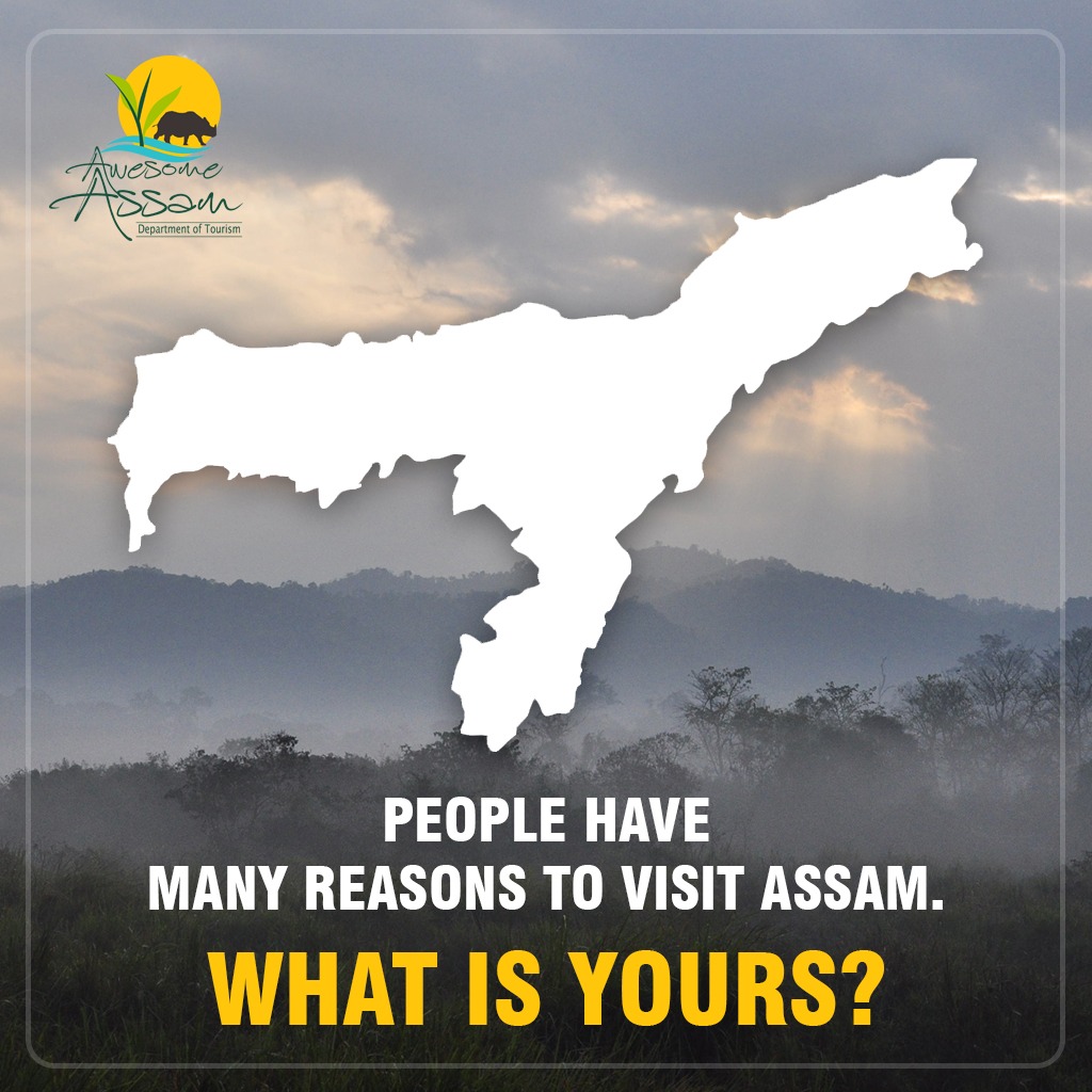 aweassam's tweet photo. What is your reason to visit Assam? Let us know in the comments.
#AwesomeAssam
#ReasontoVisitAssam
#MesmerisingAssam
#ExploreAssam
#VisitAssam
#DestinationAssam https://t.co/7zLPopiXrL
