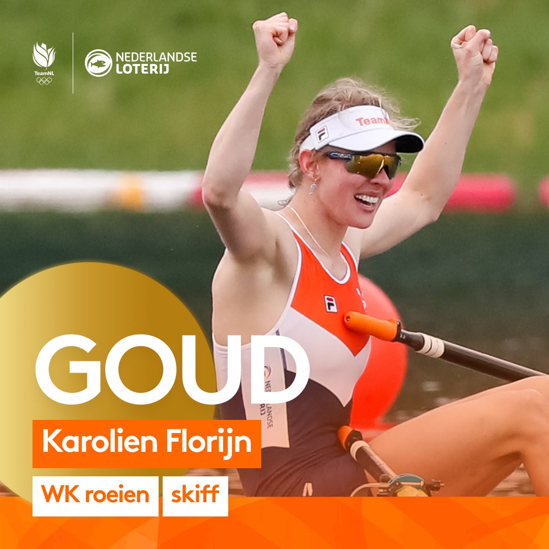 ZE DOET HET! 🔥

Een roeiwonder! Karolien is de eerste Nederlandse vrouw die wereldkampioen wordt in de skiff! 🤩

#SamenSterker | #TeamNL
