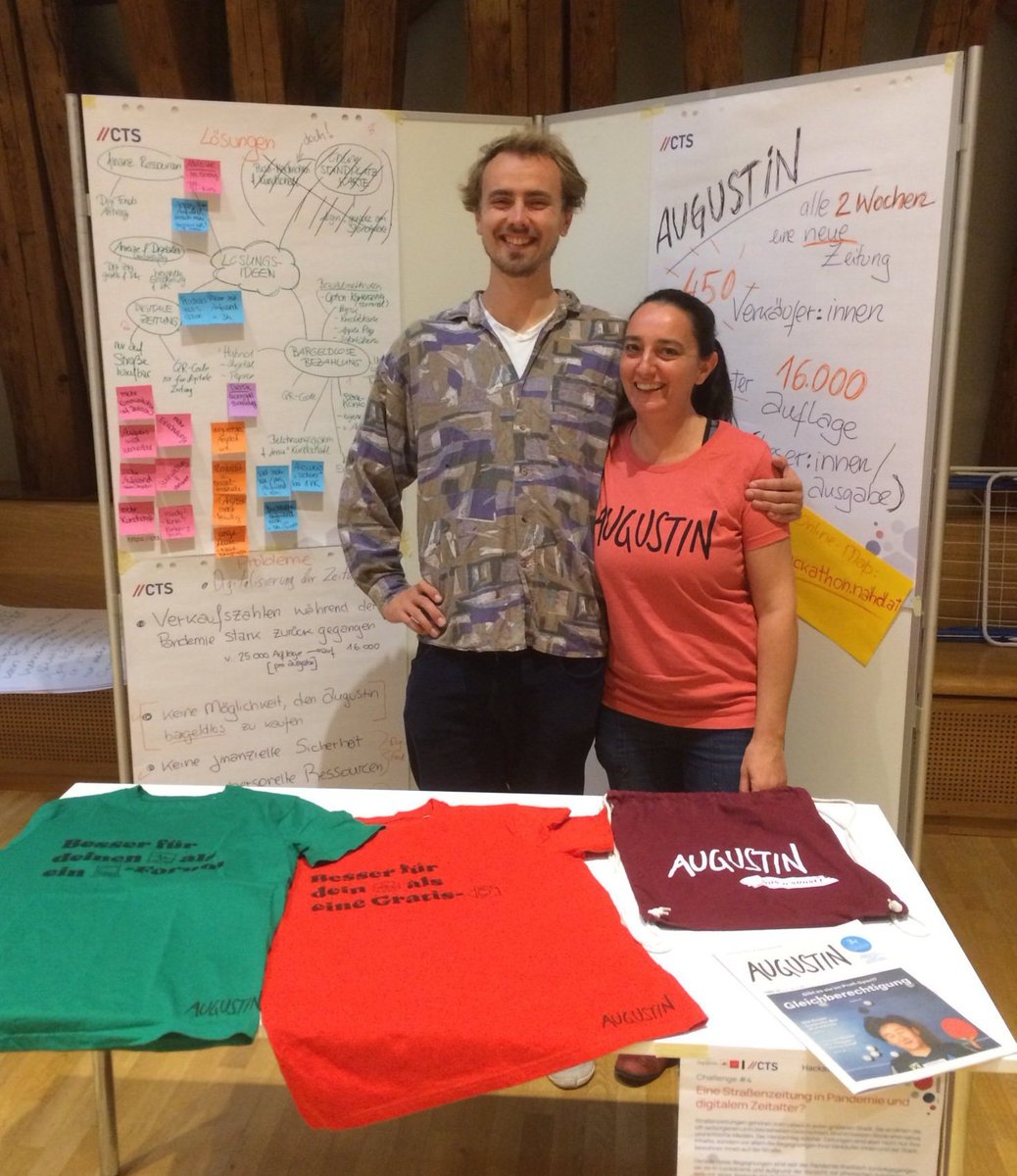 AugustinZeitung's tweet photo. So, die Hirnzellenarbeit ist vorläufig mal abgeschlossen, jetzt geht es ans Präsentieren der Ideen. Alles sehr spannend.
#hackathon #hackathondervielen https://t.co/wxZhA9u9j5