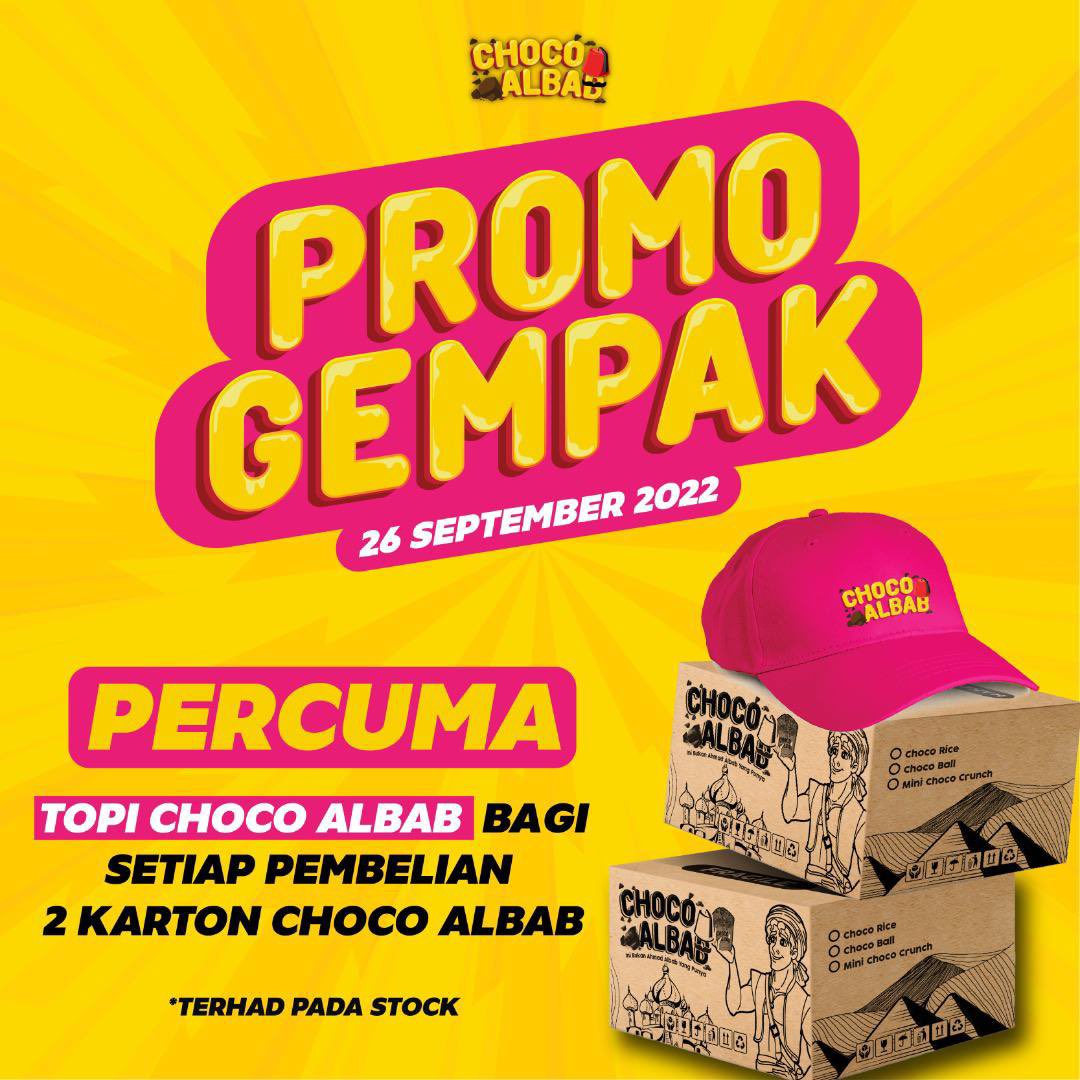 AzmiZahari74's tweet photo. Suka warna Pink?😍💖
Jom Grab Promo Promo Gempak ni‼️
✅Promo-26/9/22❗️
✅Beli 2 Karton Chocoalbab/
Albab Cookies,akan dpt
FREE Gift Topi Limited Edition
ini!
Klik link :
https://t.co/thJIfQEaKs
.
#PromoGempak #TheSaudagaar #JualCoklatJe #LimitedEdition #Topi https://t.co/YMX9YOb9BC
