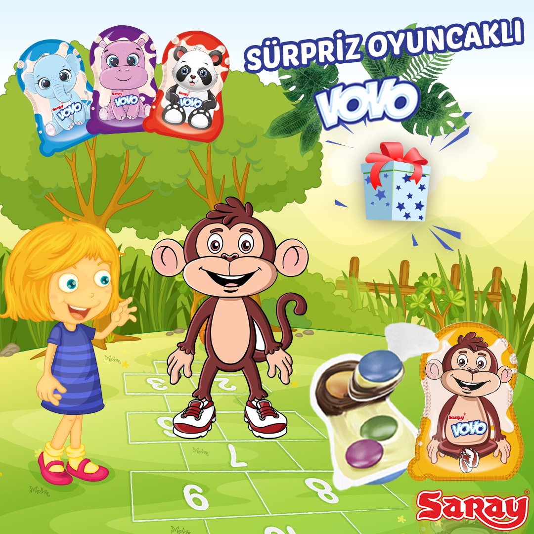 Ödüllü Yarışma 🎁
Birler, ikiler,  üçler de; sürpriz oyuncaklı VOVO’nu hemen ye 🥰  
🎁<a href="/Saray_Biskuvi/">Saray Bisküvi</a> 'yi takip et,
🎁Bu iletiyi beğen ve RT yap,
🎁Yoruma #SarayBisküvi yaz,
Saray’dan lezzet paketi kazanma şansı yakala!
#Saray #SarayBisküvi #Vovo #yarışma #çekiliş #çekilişvar