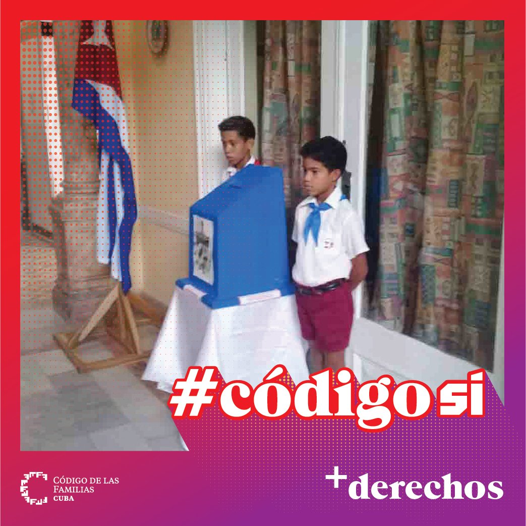 Abren los colegios electorales en toda #Cuba para iniciar el #Referendo del #CodigoDeLasFamilias.
Este #25deSeptiembre un día histórico

#VotemosSí para que la diversidad familiar tenga todos los derechos

🗳️🇨🇺 #TuVotoCuenta #CódigoSí