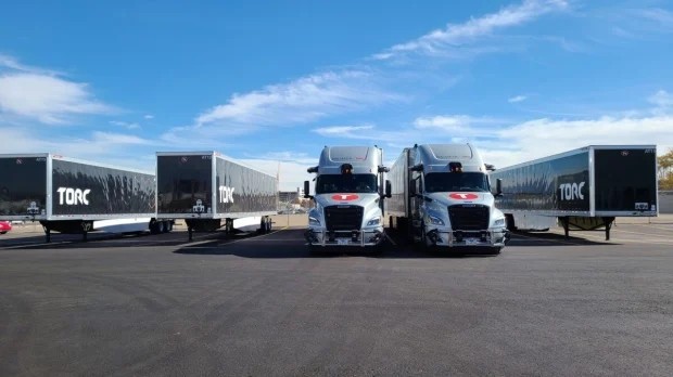 Daimler Truck's @torcrobotics close to testing #autonomous semitrucks

tweaktown.com/news/88586/dai…
#SelfDrivingCars #AI #IoT #5G #AVs #AutonomousVehicles #Robot #startup #startups #SmartCity #robotaxi
#DataScience #BigData #tech #technology #mobility #MachineLearning #delivery