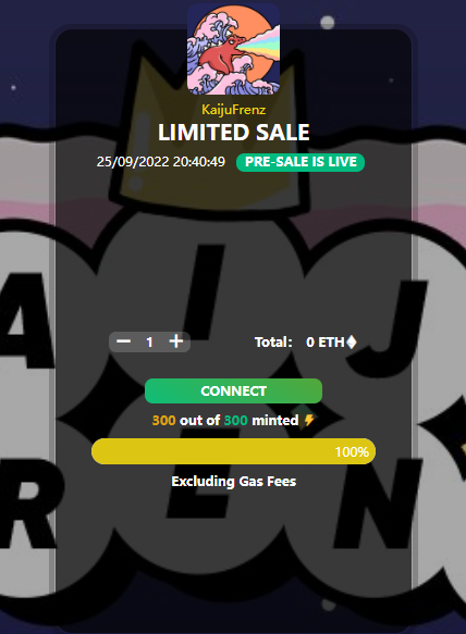 IKaijuFrenz's tweet photo. 💫friends who are interested in #KaijuFrenz, please step forward！

🌏Because of the bear market of 
the market, we provide 300 whitelists that can be minted for free Mint

👇（click ）👇
https://t.co/lePUzUOqMI https://t.co/rTn52MWobb