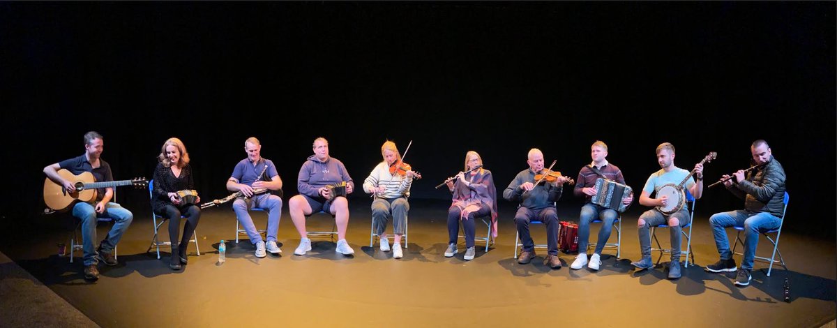 What a wonderful idea - recital called The Living Tradition, part of Féile John Dwyer. A galaxy of brilliant traditional players and composers talking about writing music. Fabulous recital. Thanks everyone. (pic Ciarán Conneely)
