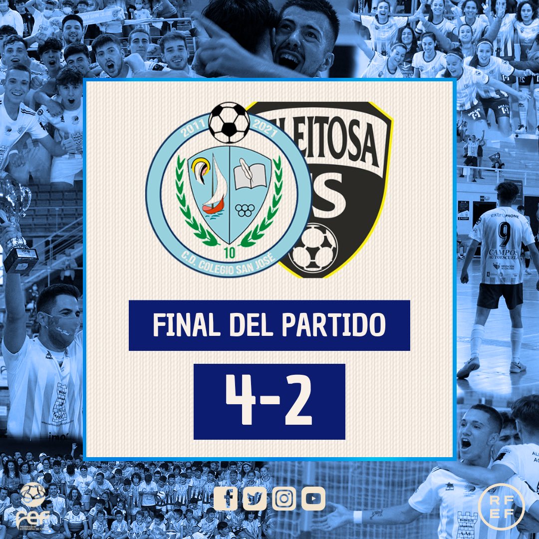 #3ª

🔚 Final del partido

CD Colegio San José 4-2 Deleitosa FS

Iván Vázquez ⚽️⚽️⚽️
Rubén ⚽️

#123SanJosé💙