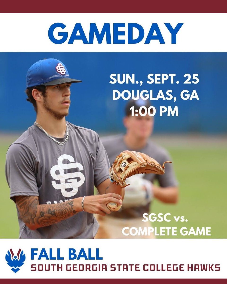 Hawks baseball on the Douglas campus today! It’s a beautiful day for a game!