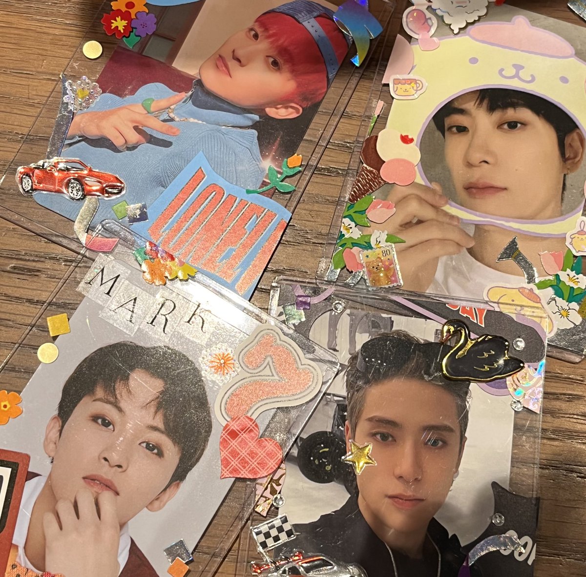 _technolily's tweet image. 無心でトレカをデコる時間、最高に幸せ߹𖥦߹