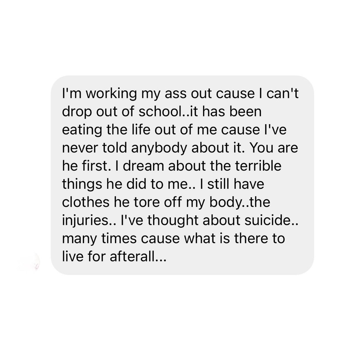 diaryofa9jagirl's tweet photo. This lady replied to a question on Instastory and I asked her what’s going on with her. Here’s her response.

I’ll send you updates as we will be taking this up and getting her help. The stories keep getting stranger and stranger everyday… how could a FATHER do this?

#DearDANG https://t.co/r5Kic5t9tG