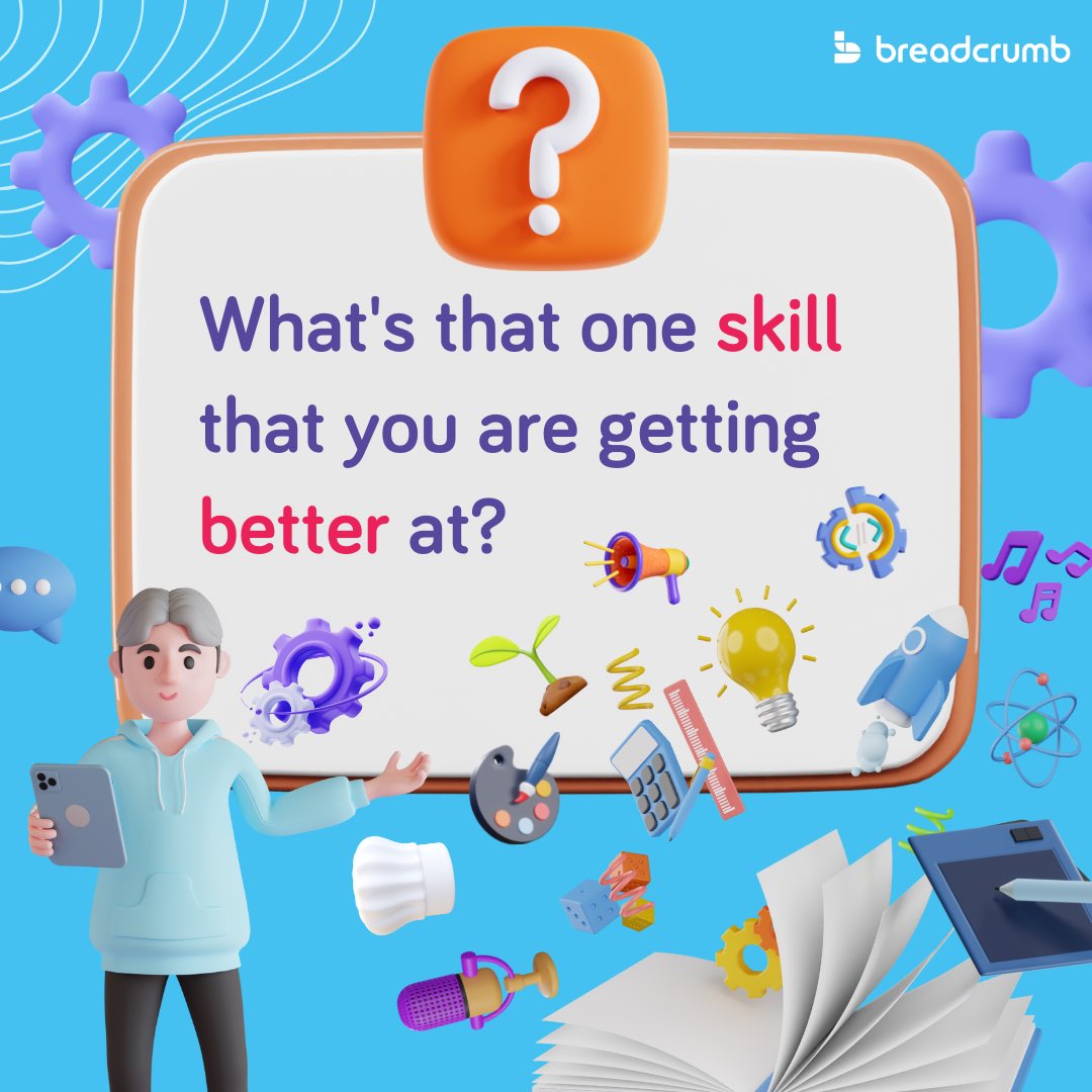 Tell us in the comments below! #skill #learning #learninganddevelopment #breadcrumb #interesting #skilldevelopment #learningisfun