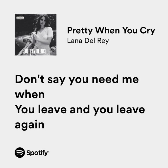 thesadbaby's tweet photo. lana del rey / pretty when you cry https://t.co/B9ErTaXPaO