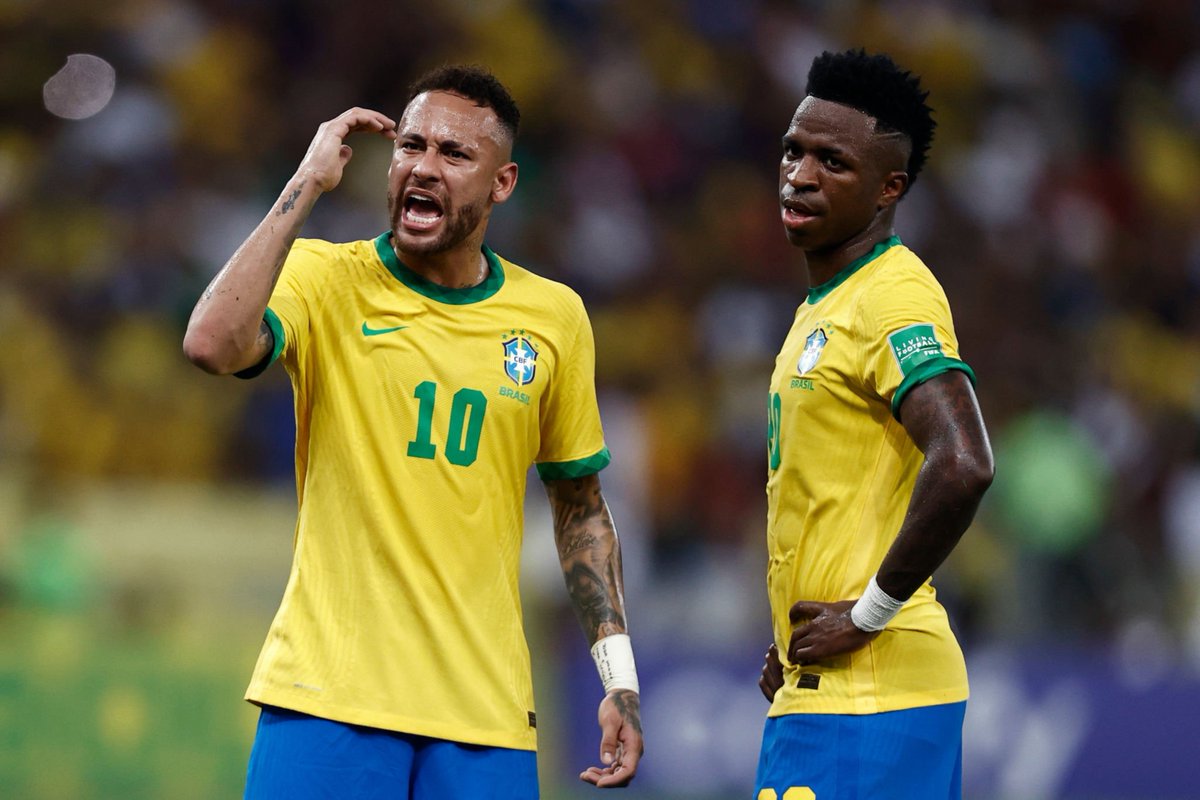 InfiniteMadrid's tweet photo. 🇧🇷🗣️ Kaka: "Neymar is going to be the leader of Brazil in Qatar but it is very important that he has players like Vinicius at his side. Vini is a star at Madrid and has scored the goal in the last Champions League final. This takes a bit of pressure off Neymar." @marca https://t.co/qu7bgOtyb1