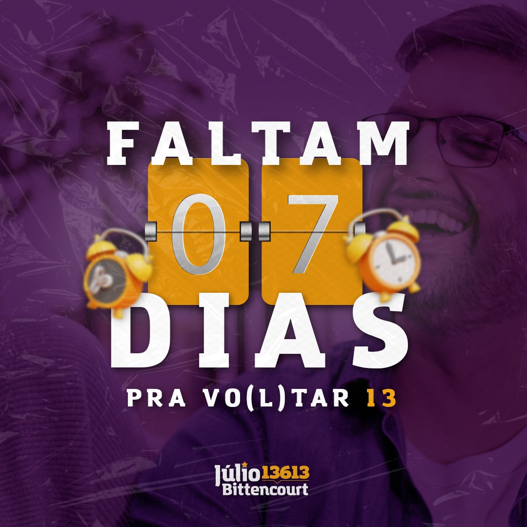 juliocriciuma's tweet photo. Uma semana pra apertar 13 e ✅
E é pra ser no primeiro turno!!
#LulaNo1ºTurno
#DecioLima13
#JulioBittencourt13613 https://t.co/tRi38Fq8jg