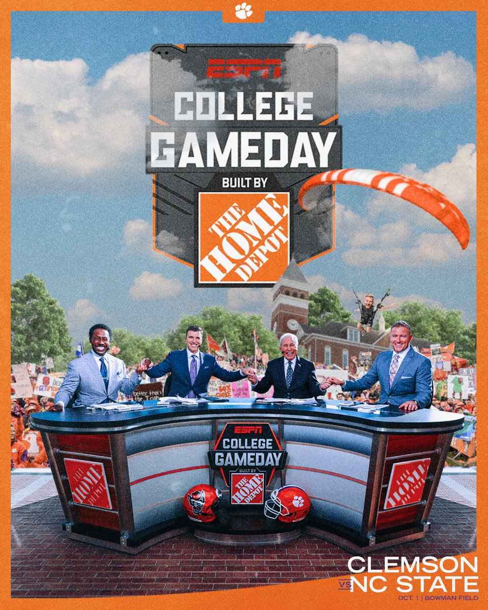 Death Valley is about to be electric!

See y’all Saturday <a href="/CollegeGameDay/">College GameDay</a> 🐅