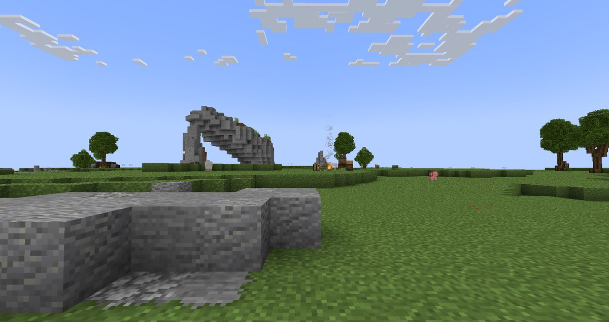 TechBot7's tweet photo. Media SMP is my dream server at the moment. This is about 900 blocks out from spawn and spawn itself. Sadly it does take up a LOT of resources to generate this cool stuff 😟 https://t.co/5FWjbb73Ap