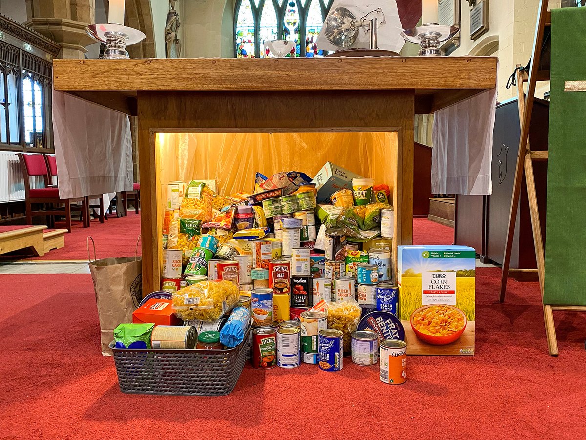 Generous food donations this Harvest from our church family <a href="/StMMHucknall/">St Mary Magdalene</a> will be making their way to help the Engage Food Bank at Under One Roof - bit.ly/3S5Akkp #Harvest #FoodBank #NG15 #HucknallDonates #FamilyWorship