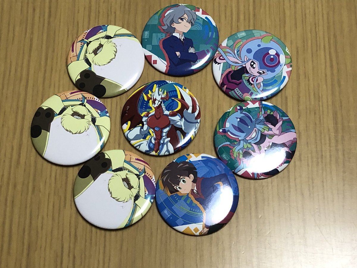 「渋谷のアニバースに行ってゴスゲ缶バッチも買った!!カノーヴァイスモン出た!!!よ」|げるもんのイラスト