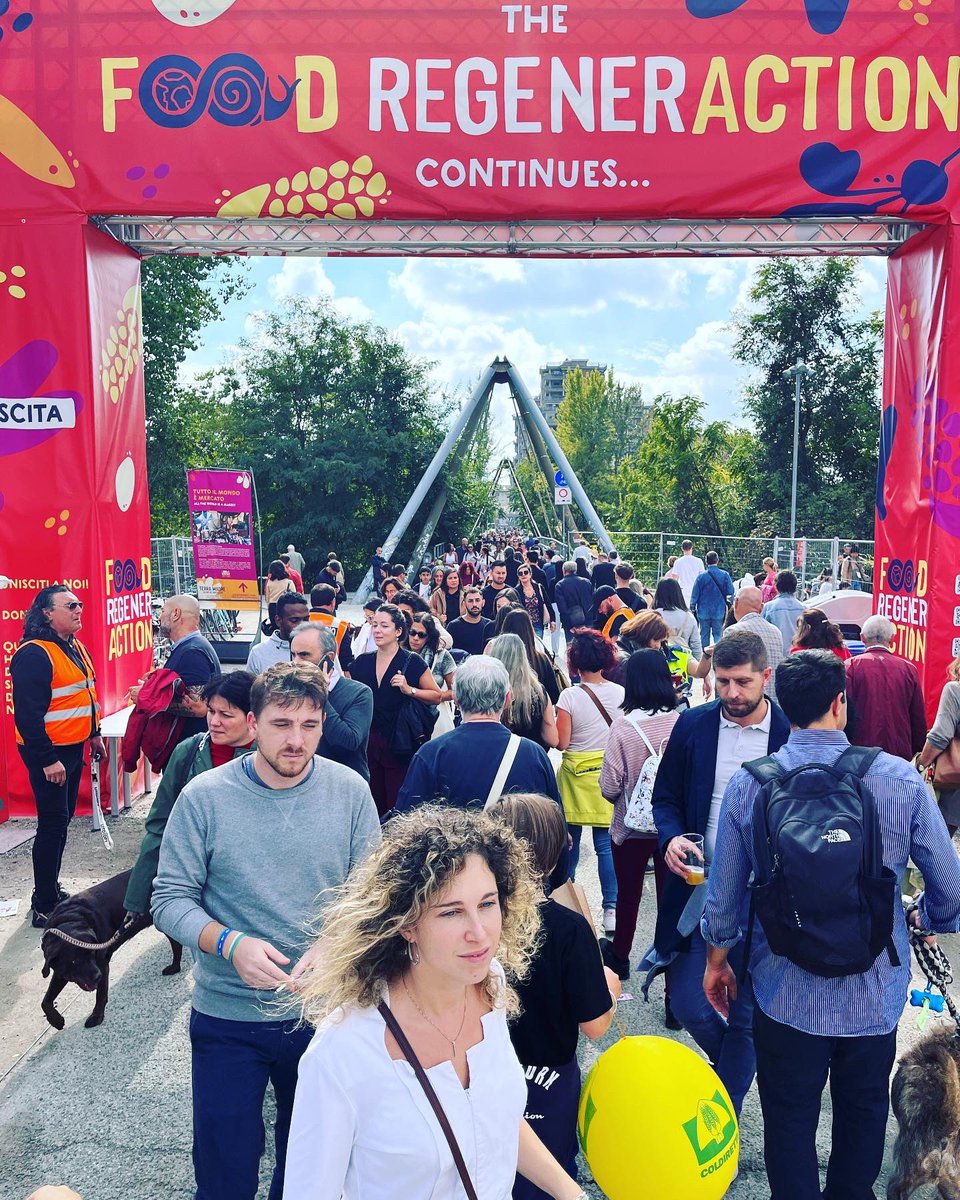 Un grande 👍🏻 successo di pubblico per TerraMadre @SlowFoodItaly al Parco Dora. E oggi il sole 🌞 splende. #TerraMadre2022