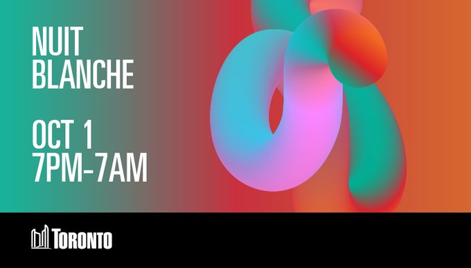 DowntownYonge's tweet photo. #NBTO22 is coming soon! A night full of contemporary art returns from sunset to sunrise 😎 Check out the full schedule to plan your night, and make sure to stop by at the projects in Downtown Yonge! https://t.co/FTi2L5UyVq #YongeLove https://t.co/2z9BdGiujv
