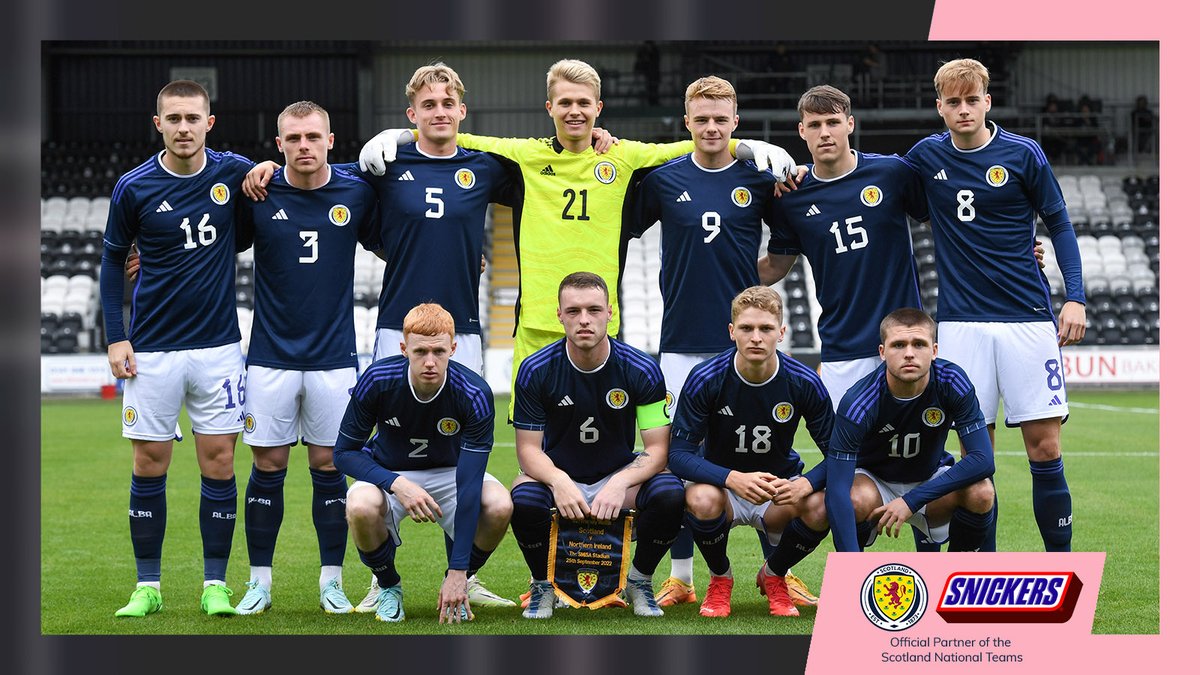ScotlandNT's tweet photo. #SCO21s | Your Scotland Men's Under-21s team facing Northern Ireland right now 🏴󠁧󠁢󠁳󠁣󠁴󠁿

#YoungTeam https://t.co/g4AIdwIxNq