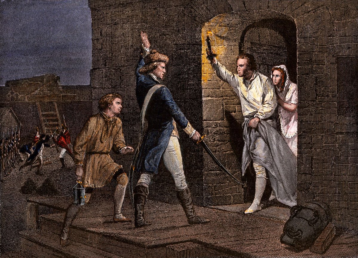 General_Factss's tweet photo. This day in history..

Ethan Allen was captured by the British
After aborting a poorly planned and ill-timed attack on the British-controlled city of Montreal, Continental Army Colonel Ethan Allen is captured by the British on September 25, 1775. https://t.co/xTl76mYYv1