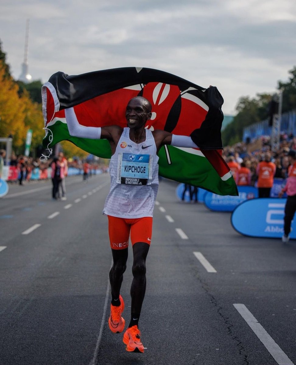 GLSKenya's tweet photo. Breaking the World Record!
Congratulations to @EliudKipchoge for winning the Berlin marathon for the fourth time!
#YouHaveInfluence
#WorldRecord
#EliudKipchoge https://t.co/iAAJq8CVRM
