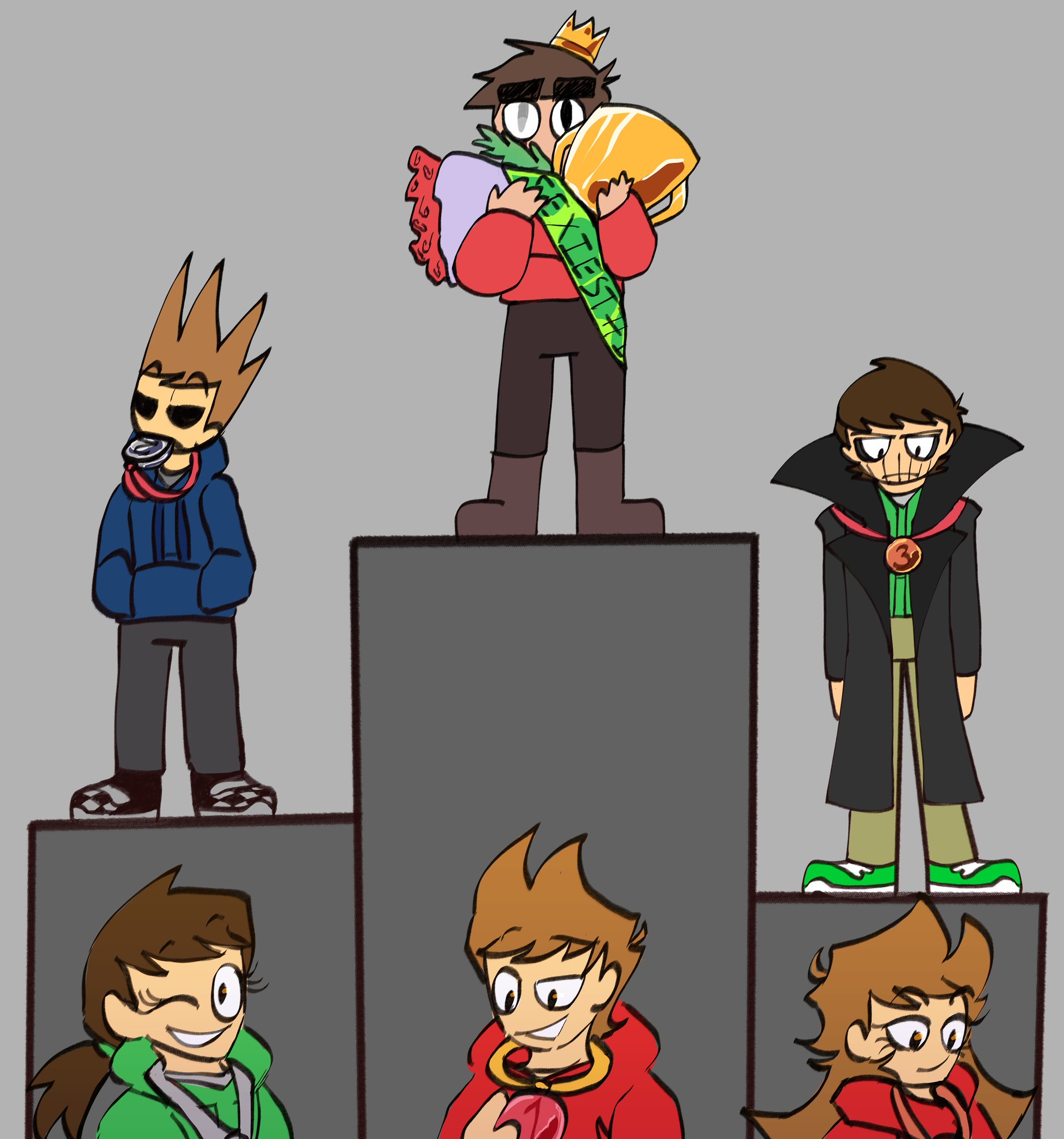 tEaL on X: I'm guilty. anyone else, too? - : #Eddsworld Character:  Matt, Tom, Tord, Edd Artstyle: Eddsworld - It's a redraw of a frame in The  End  / X