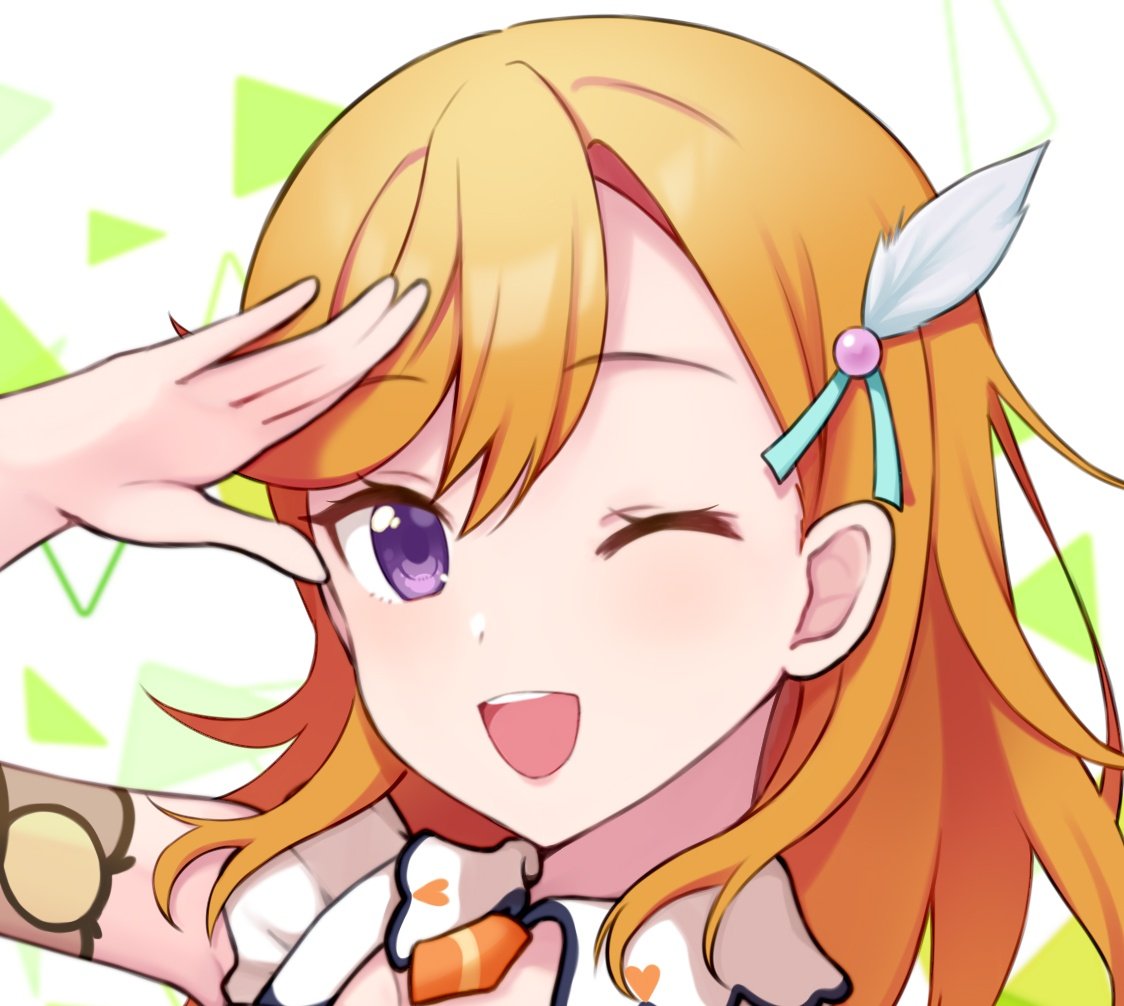 「膨らみ気になってた お顔がシャープになりました(●'ω`●)目・口・髪の色も色味」|シロ ੯ꔷ̀͡ᓑ\のイラスト