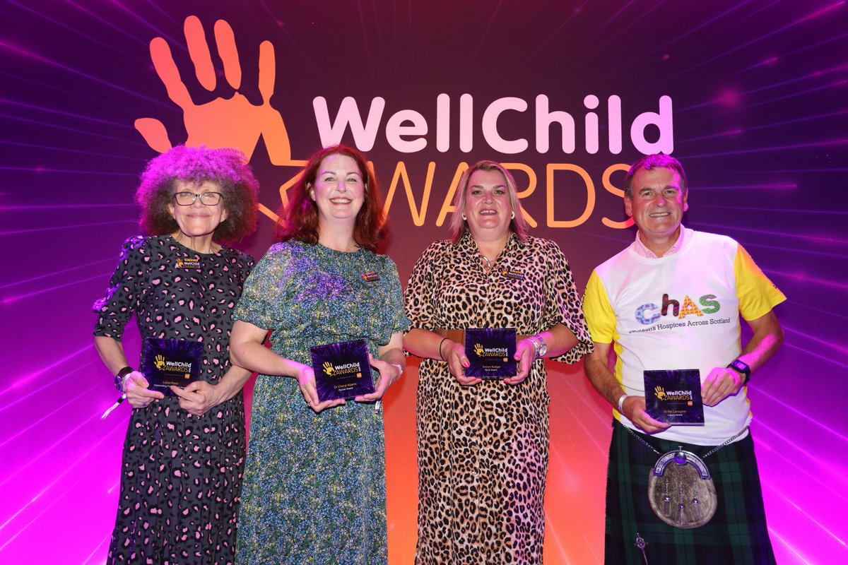 WellChild's tweet photo. Lizzie Penn is a deserving winner of the 2022 Outstanding Professional WellChild Award, sponsored by @TheBelfryHotel. Here's Lizzie enjoying the event earlier this month and meeting longstanding WellChild Celebrity Ambassador @natalierushdie. https://t.co/GrInCtpKns
