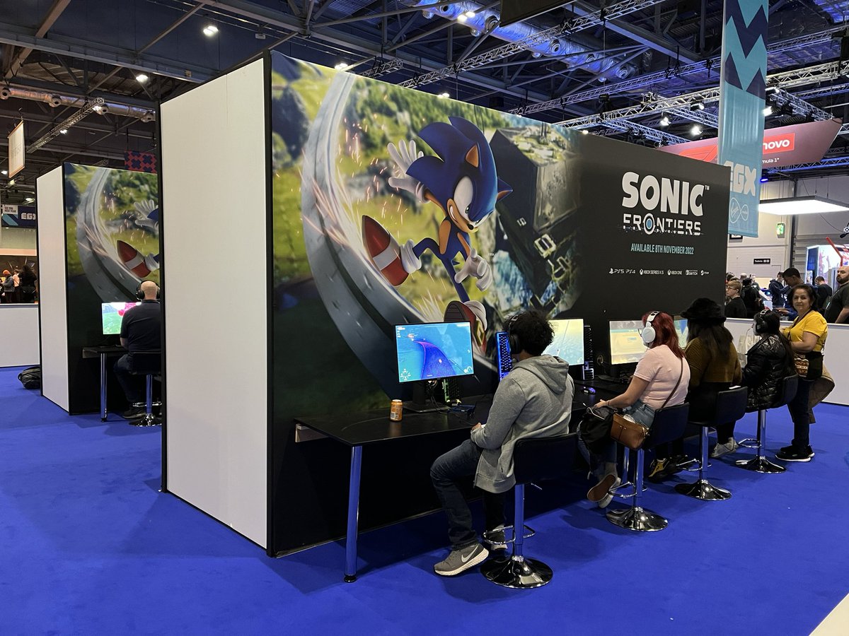 Am in the queue for some Sunday #SonicFrontiers at #EGX2022 at the moment. Come and say hi if you spot me! 😄