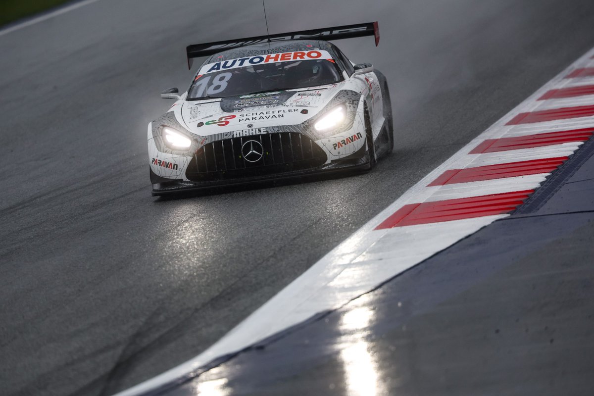 MMosport's tweet photo. It's P15 for @MaxiBuhk on our #SpaceDrive #AMGT3 in the 2nd #DTM #race today
Maxi started from P20, made some great overtaking manoeuvres but struggled at the end with his tyres on a drying track.
We're now looking forward to the finale @DTM round at #Hockenheim in 2 weeks. https://t.co/6Y3qQGpsVY