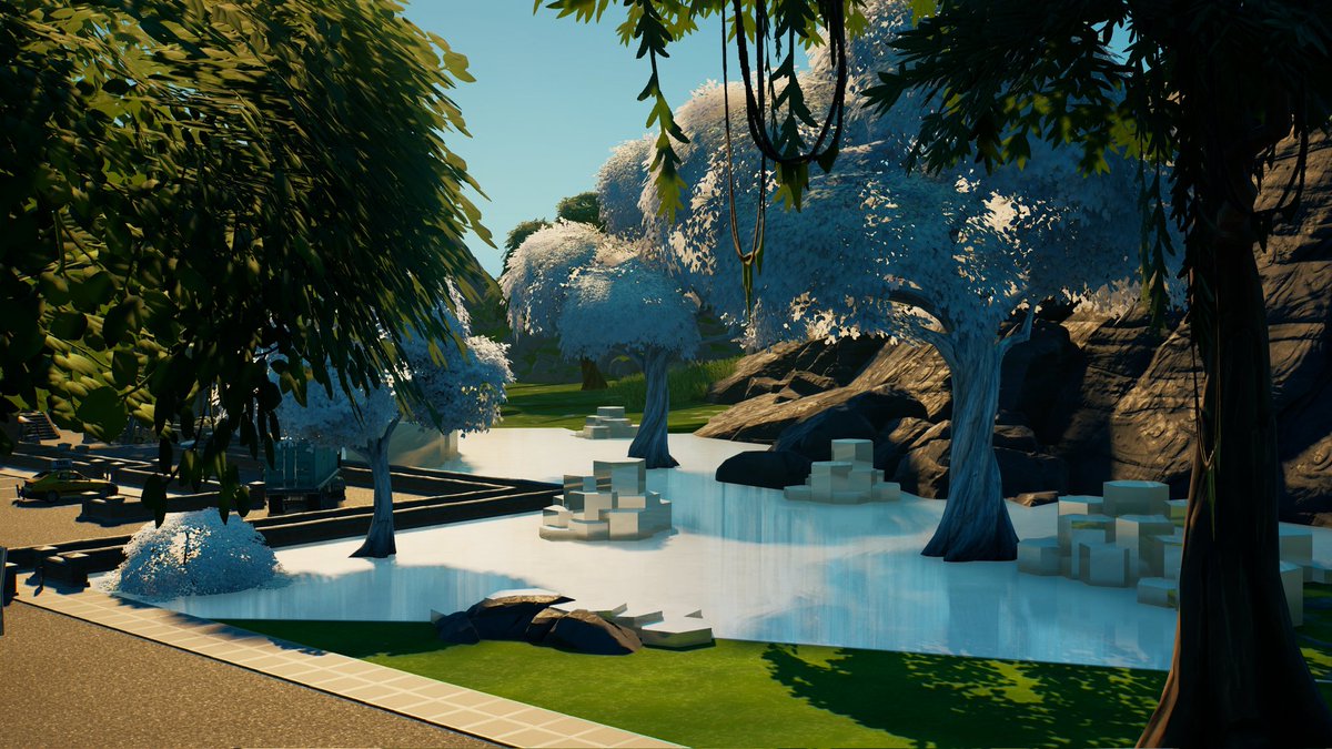 TeamGenesisFNC's tweet photo. Welcome to Paradise! 🕳

Modern Crates Gun Game has been updated to fit with the newest Fortnite season! Part of the map has been affected by the Chrome, a building has been elevated by No Sweat Insurance!

#FortniteParadise #FortniteSeason4 #Fortnite https://t.co/9aECXUawLL