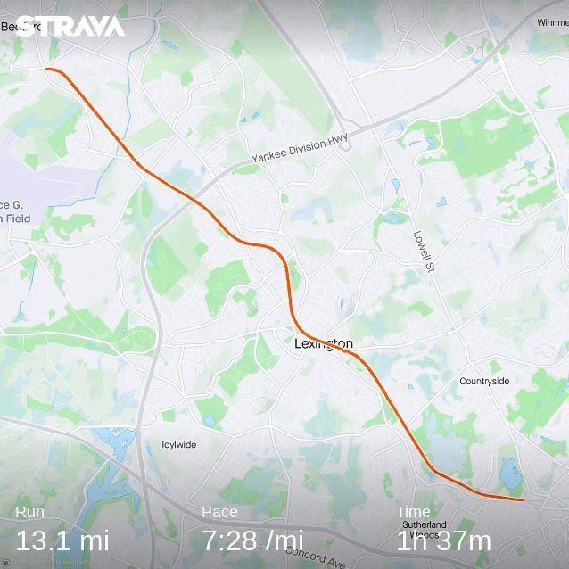 MartinLabMIT's tweet photo. Ran the the Rochester Half-Marathon remotely. Sad to not enjoy the Genesee River gorge, but this was much flatter and straighter. Glad to have more flexible options to deal with life's uncertainties. #runtheROC https://t.co/5Mi2JRvNef