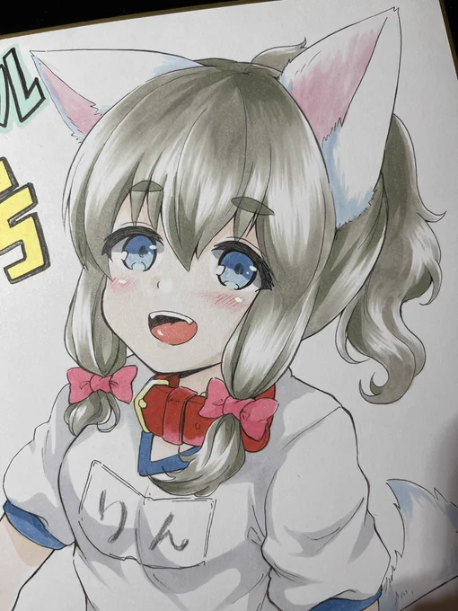 色紙描きましたん。全体図や詳細は公式で告知が出た頃に…! 