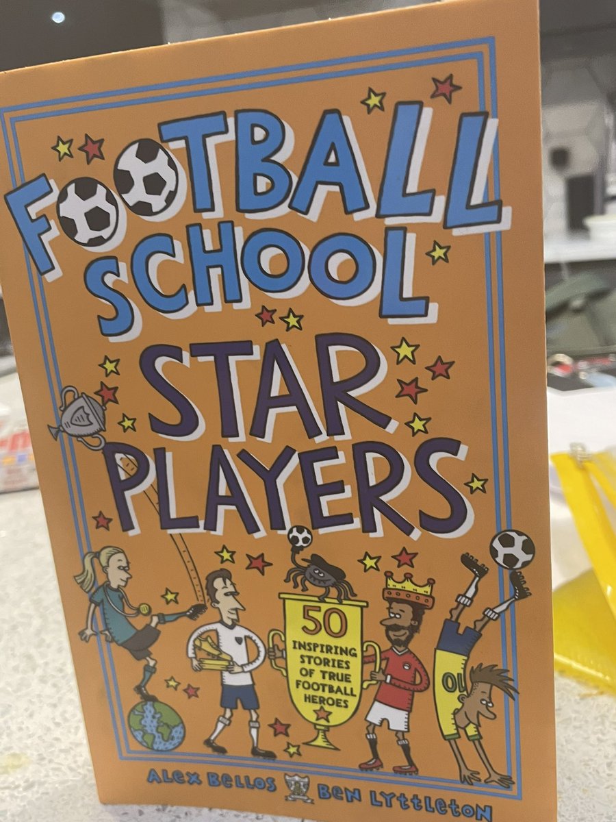 AingerLauren's tweet photo. @IntakeSchool super proud of SA today, captained his football team to a 6-4 win despite an injury and then straight into reading when he got home, learning about some of his idols. Great book for footy fans ⚽️ https://t.co/WHeR3gsTAF