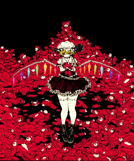 フランドール一位おめでとうございます!(過去絵) 