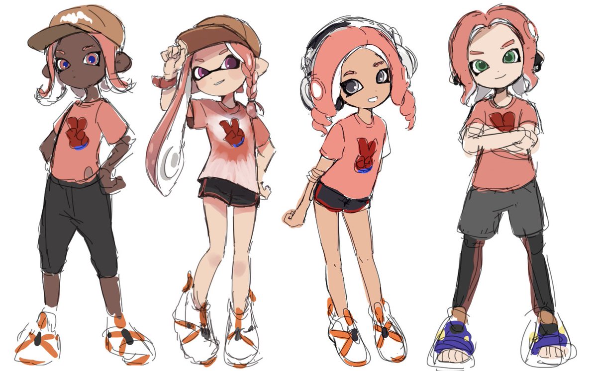 8号 ,octoling_girl 「Also was meant to finish this before thi」|chikaのイラスト