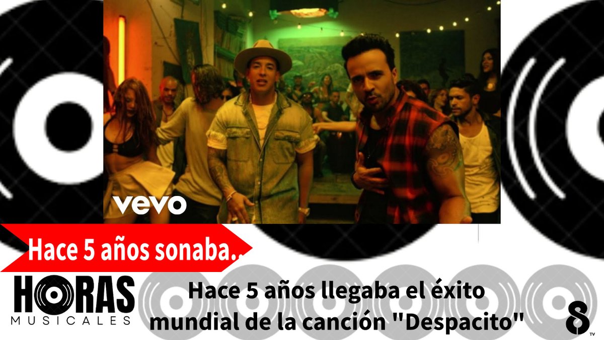 HorasMusicales's tweet photo. Un éxito mundial, global, así llegó "Despacito" de Luis Fonsi hace 5 años ▶️ https://t.co/mvracugo7V https://t.co/9y6tYxw5CK