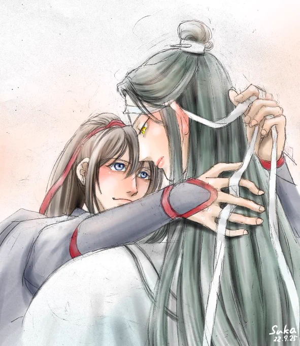 抹額を解く#魔道祖師 #mdzs#忘羨 #一日一忘羨 